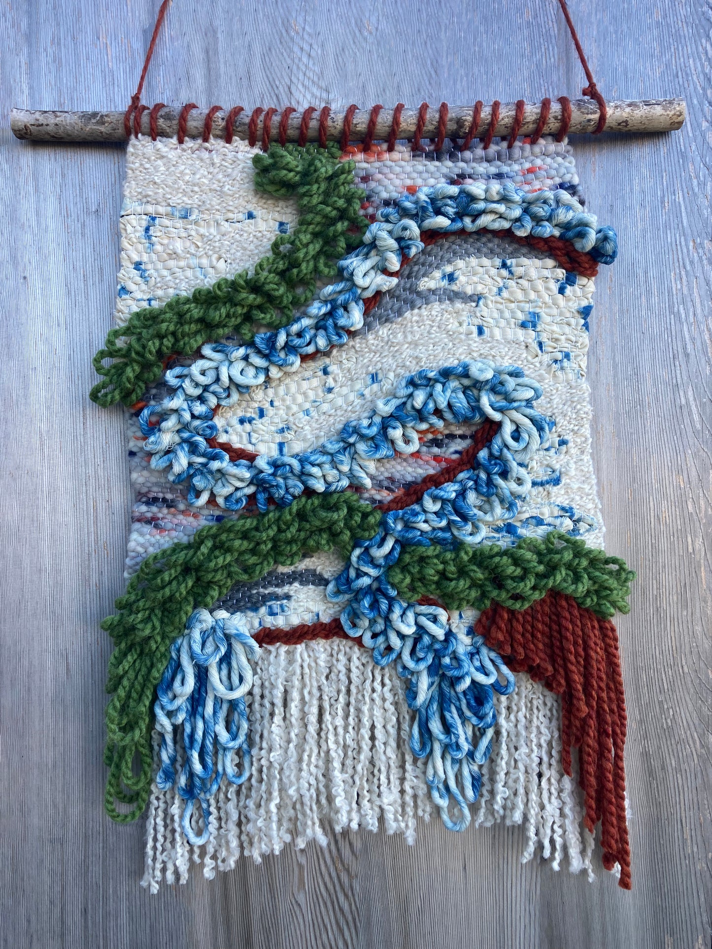 Textured Squiggle Weaving