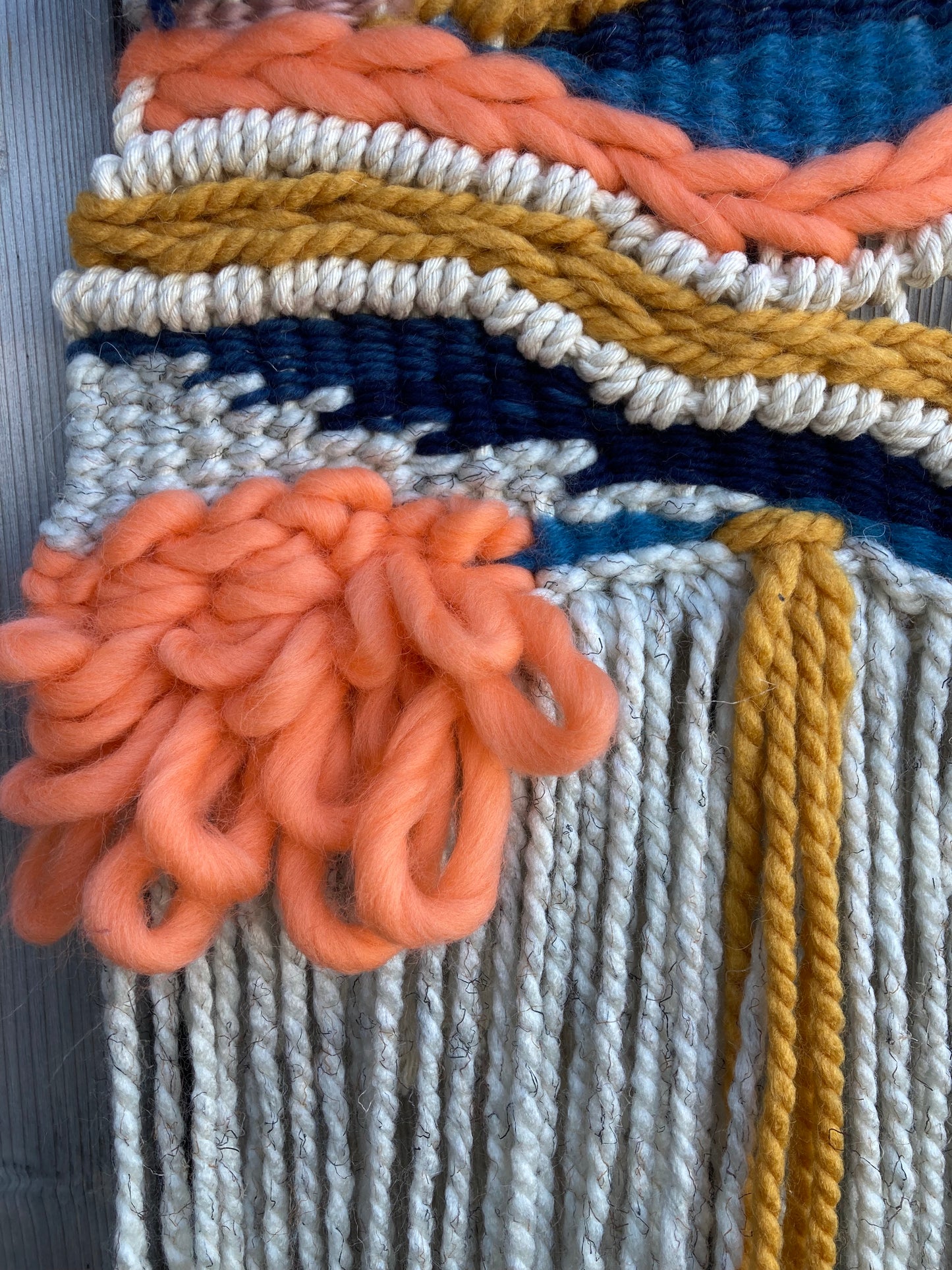 Ocean Sunset Macraweaving