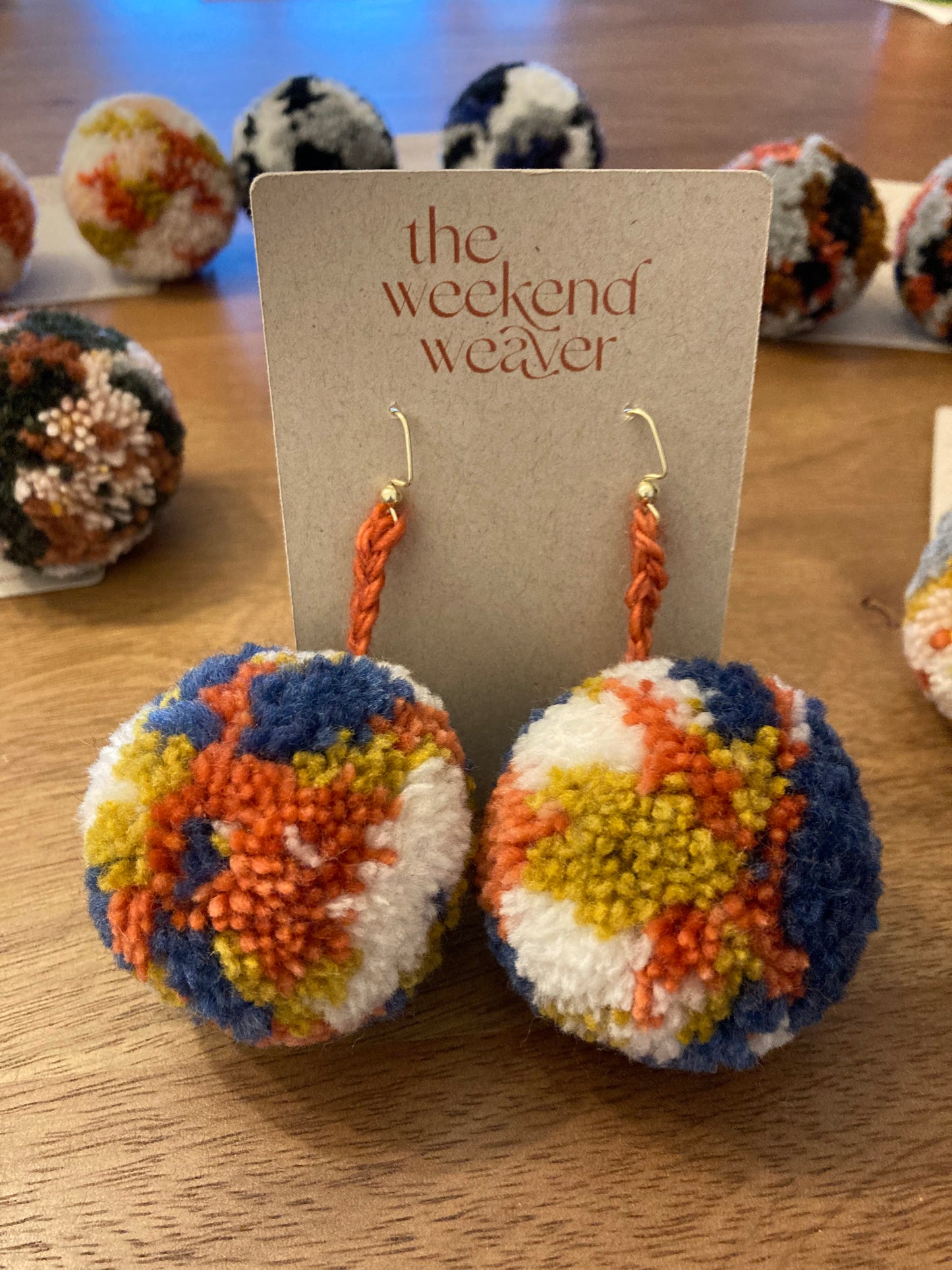 Pompom Earrings