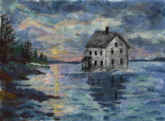Custom Needle Felted Painting
